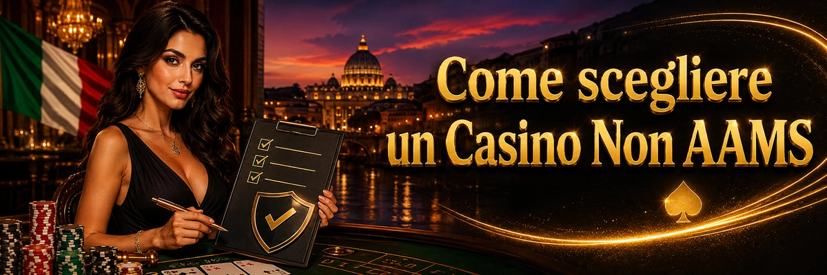 Come scegliere un Casino Non AAMS